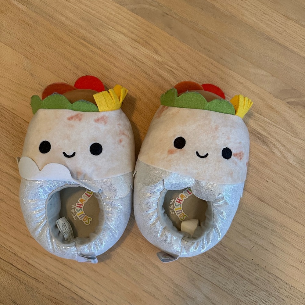 Cute Burrito Plush Slippers